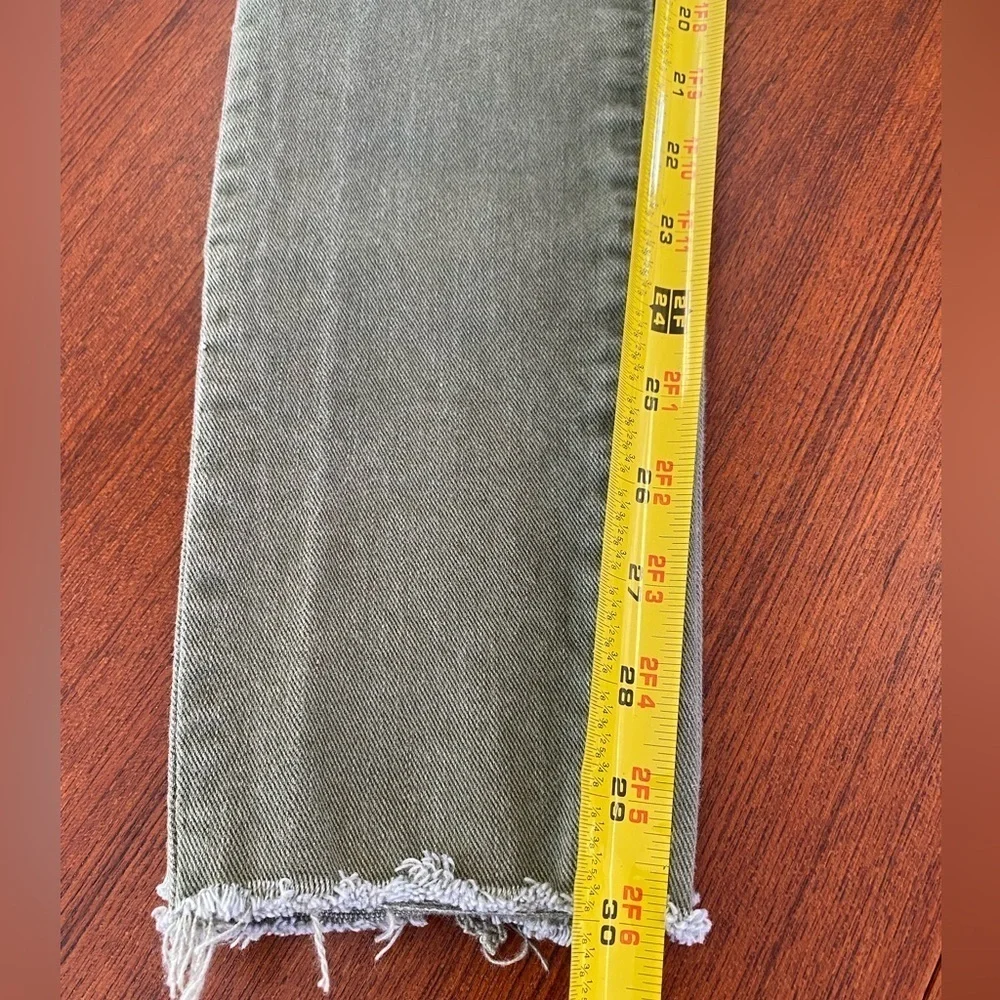 Gap Denim True Skinny Women Size 2/26 Tall Jeans, Olive Green Denim Skinny Jeans